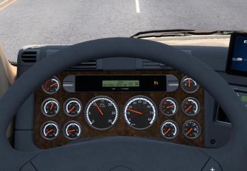 Freightliner Cascadia 125 Improved Dashboard v1.0 for American Truck Simulator (v1.49)