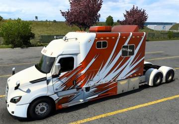 Freightliner Cascadia 2019 Legacy Sleeper v1.0 for American Truck Simulator (v1.44.x)