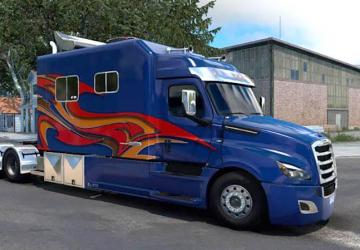 Freightliner Cascadia 2019 Legacy Sleeper v1.0 for American Truck Simulator (v1.44.x)