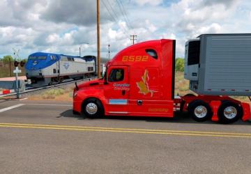 Freightliner Cascadia 2020 version 1.0 for American Truck Simulator (v1.37.x, 1.38.x)