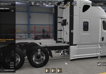 Freightliner Cascadia Parts pack version 1.0.2 for American Truck Simulator (v1.41.x)