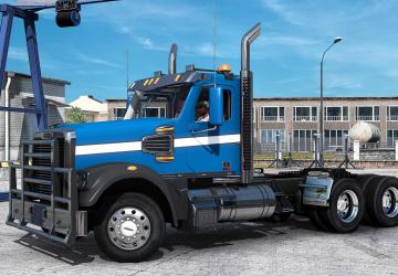 Freightliner Coronado 132SD/122SD version 1.2.1 for American Truck Simulator (v1.44.x, 1.45.x)