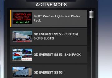 GD Everest 53` Custom Reefer/Dryvan version 1.0 for American Truck Simulator (v1.43.x, 1.44.x)