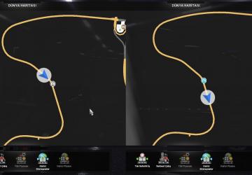 Google Maps Navigation version 2.4 for American Truck Simulator (v1.41.x)
