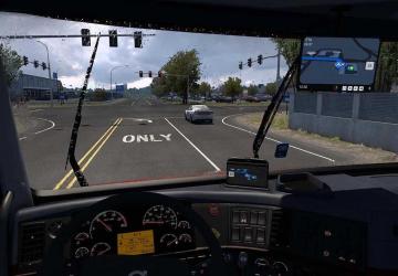 HD GPS Mod version 1.0 for American Truck Simulator (v1.49.x)
