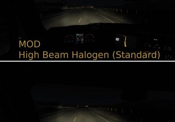 Headlight upgrade for new lighting system v1.0 for American Truck Simulator (v1.40.x)