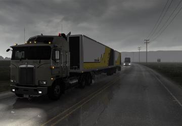 Realistic Rain version 4.1.2 for American Truck Simulator (v1.43.x)