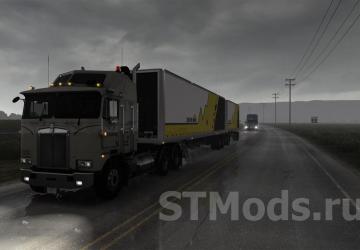 Realistic Rain version 5.0.2 for American Truck Simulator (v1.55.x)
