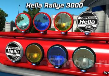 Hella Rallye 3000 version 1.8.3 for American Truck Simulator (v1.47.x, 1.48.x)