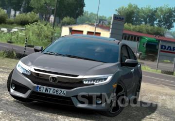 Honda Civic TypeR/Fc5 version 1.9 for American Truck Simulator (v1.48.x)