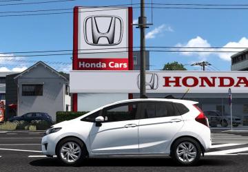 Honda Jazz GK5 version 1.0 for American Truck Simulator (v1.50.x, - 1.55.x)
