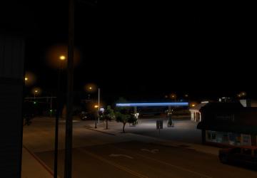 HPS Orange Street Lighting version 1.3 for American Truck Simulator (v1.43.x)