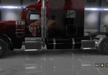 Chrome Wheel Caps version 1.0.3 for American Truck Simulator (v1.35.x, 1.36.x)
