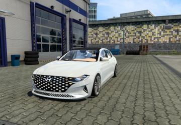 Hyundai Azera 2022 version 1.0 for American Truck Simulator (v1.46.x)