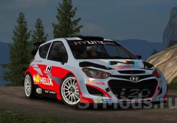 Hyundai i20 WRC version 2.0.1 for American Truck Simulator (v1.46.x, 1.47.x)