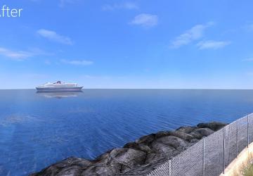 Improved 2K Water Texture version 1.0 for American Truck Simulator (v0.9.3, - 1.35.x)