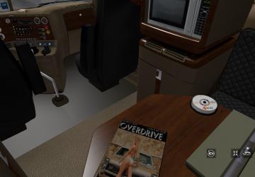Freightliner Coronado Interior version 1.0 for American Truck Simulator (v1.35.x, 1.36.x)