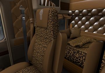 Interiors for Kenworth T800 version 1.0 for American Truck Simulator (v1.35.x, - 1.38.x)