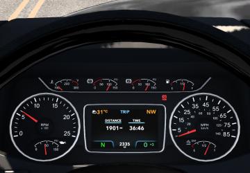International Lonestar Customised Dashboard v1.1 for American Truck Simulator (v1.40.x, 1.42.x)