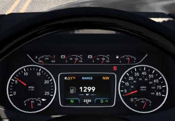 International Lonestar Customised Dashboard v1.1 for American Truck Simulator (v1.40.x, 1.42.x)
