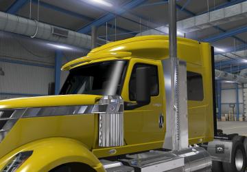 International Lonestar New Mirrors version 1.0 for American Truck Simulator (v1.40.x, 1.41.x)
