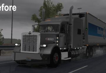 Peterbilt 389 Modified Chrome Parts Fix version 1.0 for American Truck Simulator (v1.38.x, - 1.42.x)