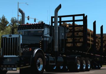 JF Logging Lifted Addon for Peterbilt 389 Modified v1.0 for American Truck Simulator (v1.35.x, - 1.38.x)