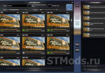 Map Map Dalton and Elliot Summer version 1.49.1.4 for American Truck Simulator (v1.49.x)