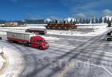 Map Dalton and Elliot Winter version 1.54 for American Truck Simulator (v1.54.x)
