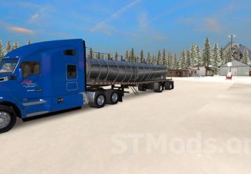 Map Dalton and Elliot Winter version 1.54 for American Truck Simulator (v1.54.x)
