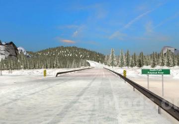 Map Dalton and Elliot Winter version 1.54 for American Truck Simulator (v1.54.x)