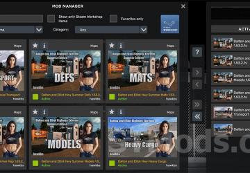 Map Dalton and Elliot Winter version 1.54 for American Truck Simulator (v1.54.x)