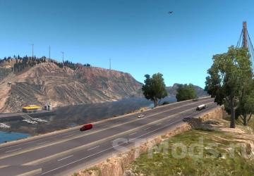 Mountain Roads Map version 7.0 for American Truck Simulator (v1.49.x)