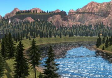 Mountain Roads Map version 7.0 for American Truck Simulator (v1.49.x)