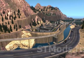 Mountain Roads Map version 7.0 for American Truck Simulator (v1.49.x)