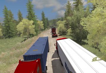 West Wind Map version 0.1 Beta for American Truck Simulator (v1.36.x)