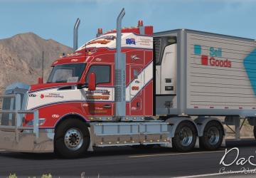 Kenworth T610 version 1.6.46 for American Truck Simulator (v1.46.x)