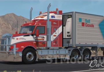 Kenworth T610 version 1.6.9 for American Truck Simulator (v1.54.x)