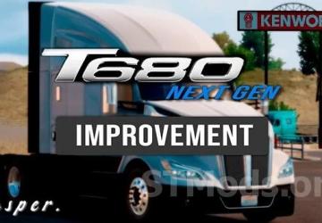 Kenworth T680 2022 version 1.1.5 for American Truck Simulator (v1.49.x)