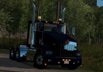 Kenworth T800 2008 version 1.0 for American Truck Simulator (v1.37.x, 1.38.x)