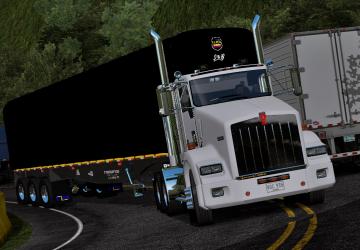 Kenworth T800 2008 version 1.0 for American Truck Simulator (v1.37.x, 1.38.x)