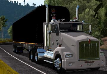 Kenworth T800 2008 version 1.0 for American Truck Simulator (v1.37.x, 1.38.x)