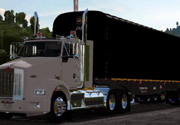 Kenworth T800 2008 version 1.0 for American Truck Simulator (v1.37.x, 1.38.x)