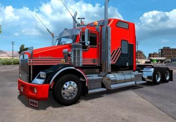 Kenworth T800 2016 version 1.7 for American Truck Simulator (v1.40.x, 1.41.x)