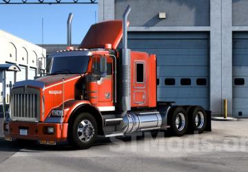 Kenworth T800 2016 version 1.8 for American Truck Simulator (v1.43.x, 1.44.x)