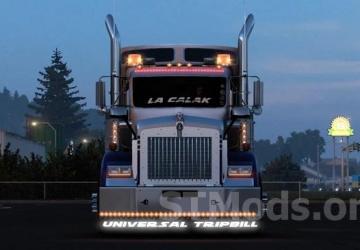Kenworth T800 2016 version 2.1 for American Truck Simulator (v1.54.x)
