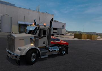 Kenworth T800 version 1.0 for American Truck Simulator (v1.32.x, - 1.34.x)