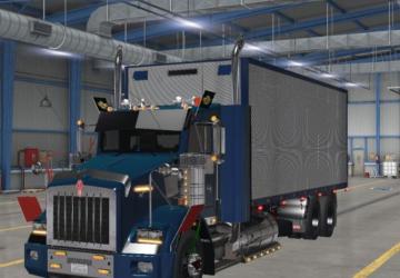 Kenworth T800 Cartruck version 1.3 for American Truck Simulator (v1.40.x)