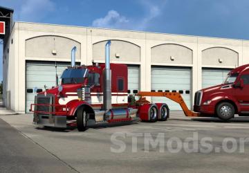 Kenworth T800 High Hood version 1.1 for American Truck Simulator (v1.47.x)