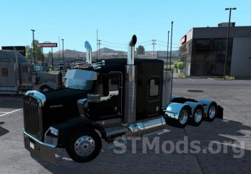 Kenworth T800 High Hood version 1.2 for American Truck Simulator (v1.48.x)